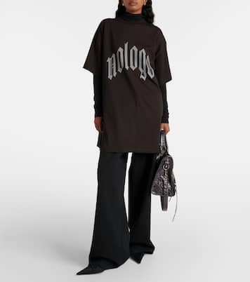 Printed cotton jersey T-shirt | Balenciaga