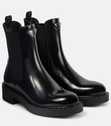 Botas chelsea de piel | Prada