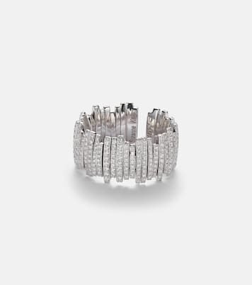 Bague en or blanc 18 ct et diamants | Suzanne Kalan