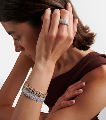 Bague en or blanc 18 ct et diamants | Suzanne Kalan