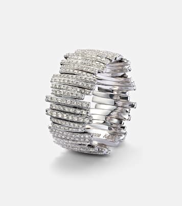 Bague en or blanc 18 ct et diamants | Suzanne Kalan