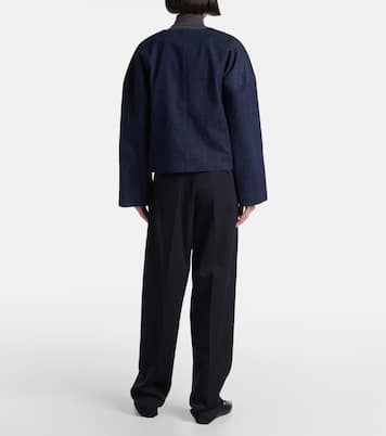 Dev cropped denim jacket | Fforme