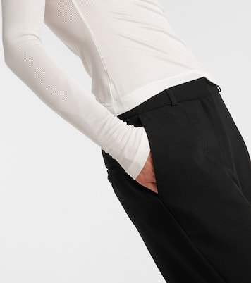 Sonora Veiled off-shoulder top | Christopher Esber