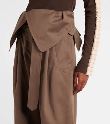 Weite Hose aus Baumwoll-Twill | JW Anderson