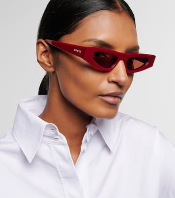 Gafas de sol cat-eye con logo | Gucci