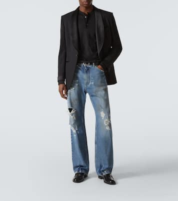 Henley-Top aus Seide | Dolce&Gabbana