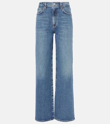 Harper mid-rise wide-leg jeans  | Agolde