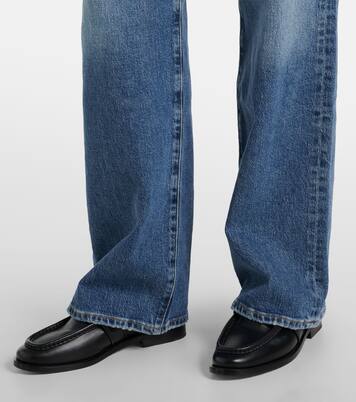 Harper mid-rise wide-leg jeans  | Agolde