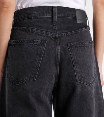 Horseshoe mid-rise barrel-leg jeans | Citizens of Humanity