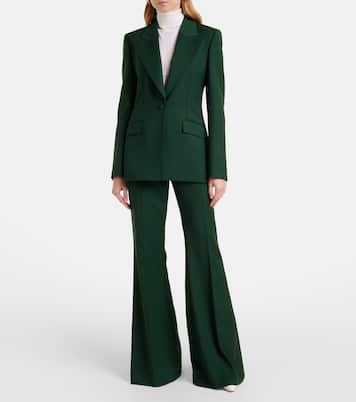 High-Rise-Schlaghose Rhein aus Wolle | Gabriela Hearst