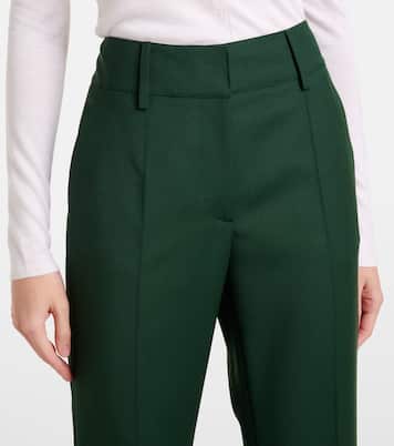 High-Rise-Schlaghose Rhein aus Wolle | Gabriela Hearst