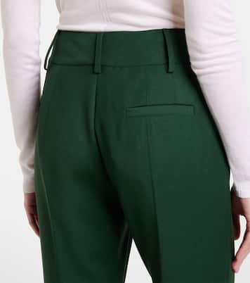 High-Rise-Schlaghose Rhein aus Wolle | Gabriela Hearst