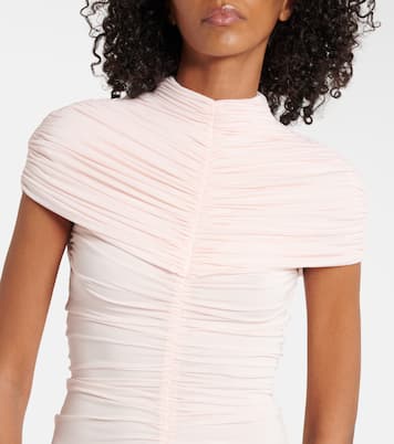 Robe midi froncée | Alaïa