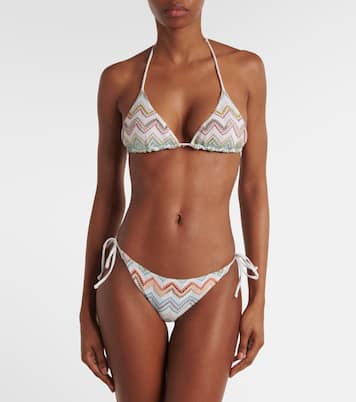 Zigzag crochet bikini | Missoni