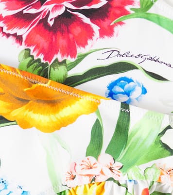 Floral ruffled bikini | Dolce&Gabbana Kids