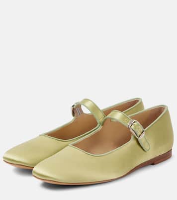 Classic satin Mary Jane flats | Le Monde Béryl