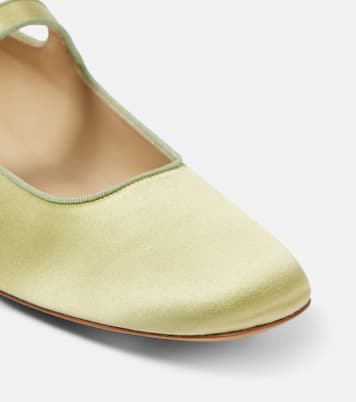 Classic satin Mary Jane flats | Le Monde Béryl