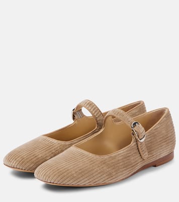 Corduroy Mary Jane flats | Le Monde Béryl