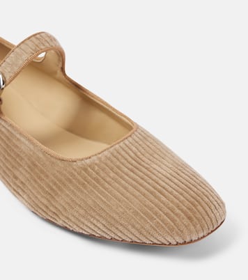 Corduroy Mary Jane flats | Le Monde Béryl