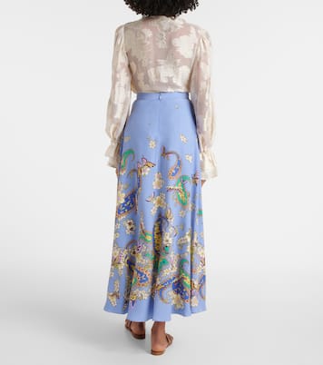 Maxirock aus Seide | Etro