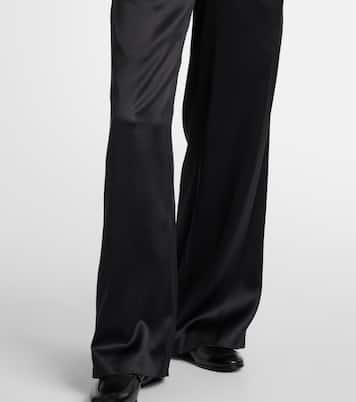 Silk-blend wide-leg pants | Brunello Cucinelli