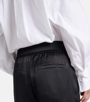 Silk-blend wide-leg pants | Brunello Cucinelli