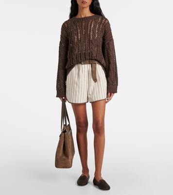 High-rise Bermuda shorts | Brunello Cucinelli