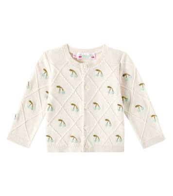 Baby Fayana embroidered cotton cardigan | Bonpoint