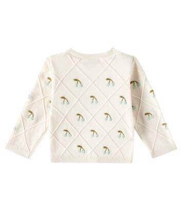 Baby Fayana embroidered cotton cardigan | Bonpoint