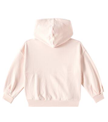 Cotton jersey hoodie | Chloé Kids