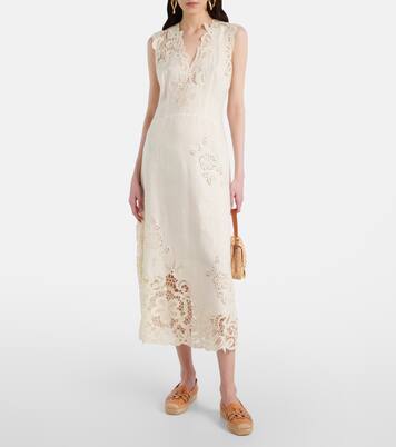 Ines leather platform espadrilles | Tory Burch