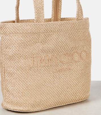 Beach Medium embroidered tote bag | Jimmy Choo