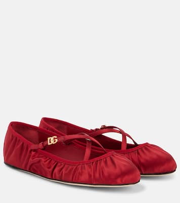 Ballerines DG en satin | Dolce&Gabbana