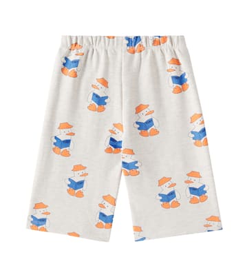 Baby printed cotton-blend straight pants | Tinycottons