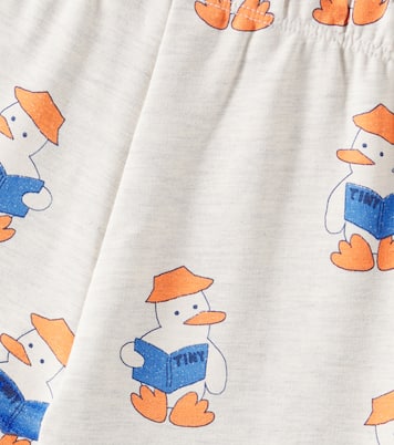 Baby printed cotton-blend straight pants | Tinycottons