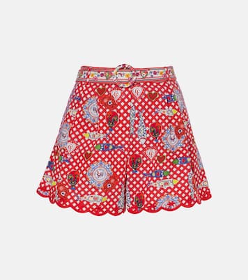 Bedruckte Shorts aus Baumwolle | Camilla