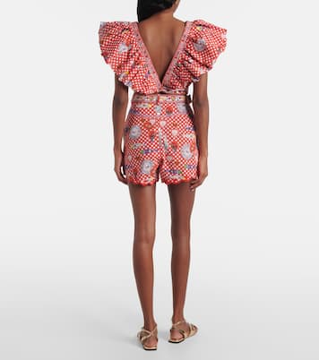 Bedruckte Shorts aus Baumwolle | Camilla