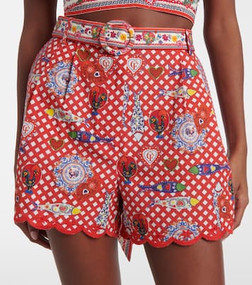 Bedruckte Shorts aus Baumwolle | Camilla