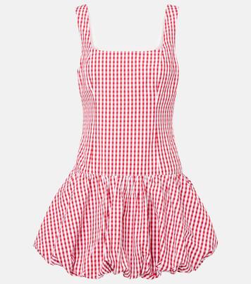 Charlene gingham cotton poplin minidress | Faithfull