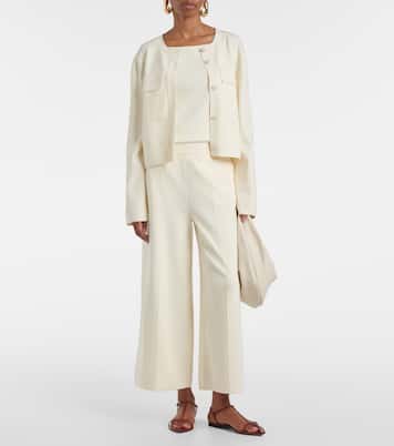 High-rise wide-leg pants | Joseph