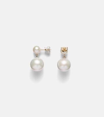 Boucles d'oreilles Venus Moon en or 14 ct et perles d'eau douce | Sophie Bille Brahe