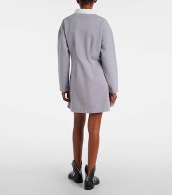 فستان بولو من القطن الجيرسيه المخلوط | JW Anderson