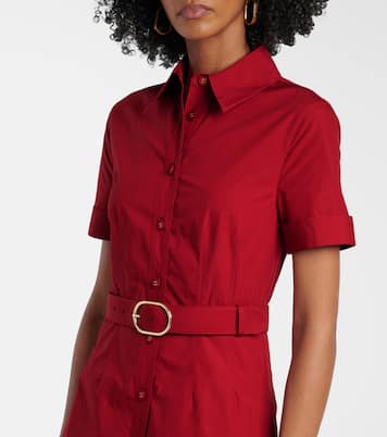 Hemdblusenkleid aus Baumwollpopeline | Roland Mouret