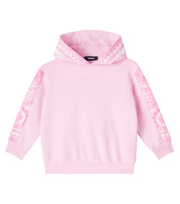 Felpa Barocco in cotone con cappuccio | Versace Kids