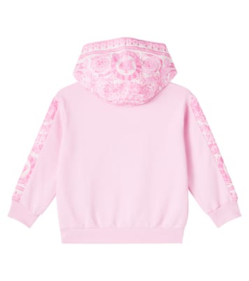 Felpa Barocco in cotone con cappuccio | Versace Kids