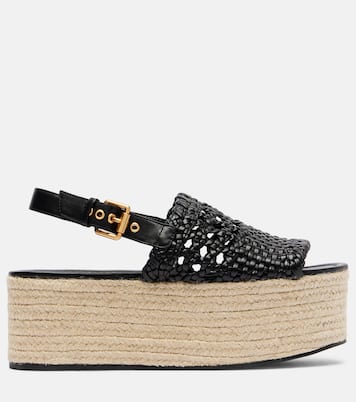 Sandali espadrillas in pelle intrecciata | Farm Rio