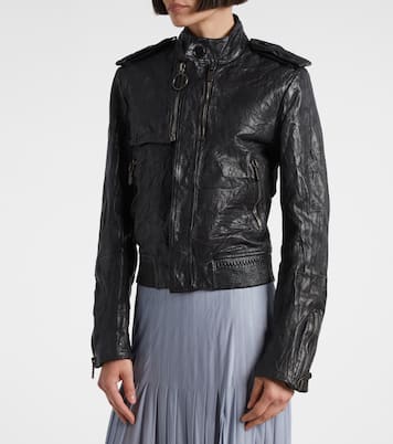 Leather jacket | Burberry