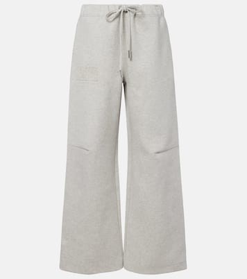 Embossed logo cotton sweatpants | Jean Paul Gaultier
