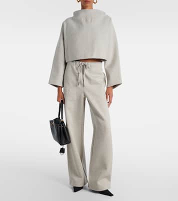 Embossed logo cotton sweatpants | Jean Paul Gaultier