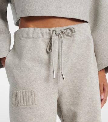Embossed logo cotton sweatpants | Jean Paul Gaultier
